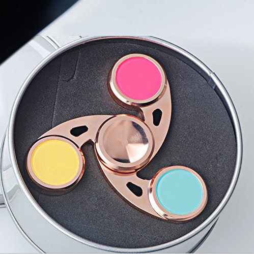Pansupply Tri-spinner fidgets brass cyclone toy spinner hand for kids 