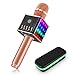 Wireless Karaoke Microphone-H8,Handheld Portable Bluetooth Karaoke Machine Built in Disco LED Lights,Bluetooth Speakers,Mini Karaoke Mic For Party Singing,Kids,Home KTV by AUTELL