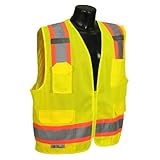 Radians SV6-2ZGM-M Two Tone Class 2 Surveyor Polyester Mesh Vests with Contrasting Trim