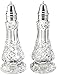 Belleek Pottery Galway Crystal Ashford Salt and Pepper, 7.5-Inch, Clear, Set of 1