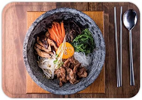 Beshowere Doormat hot stone bibimbap korean traditional korean food