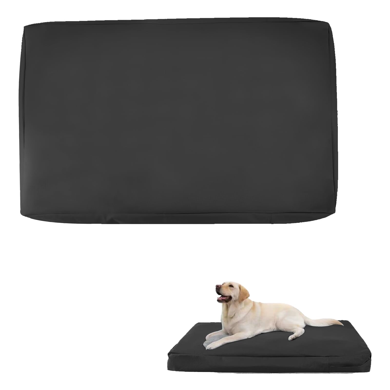 Nogsay Dog Bed Cover,Waterproof Dog Crate Mattress Cover,Removable & Washable Bed Covers for Dogs,Zippered Dog Crate Bed Cover,Pets Cat Mat Cushion Beds Protector Cover (Dog Bed Covers Only)