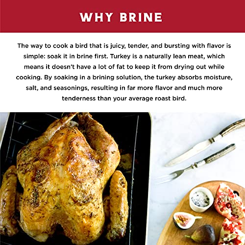 Fire & Flavor Herb Turkey Perfect Brine Kit Turkey Brine Kit with Bag