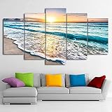 Generic Mixed Media 5-Piece Canvas Painting Set - Nature