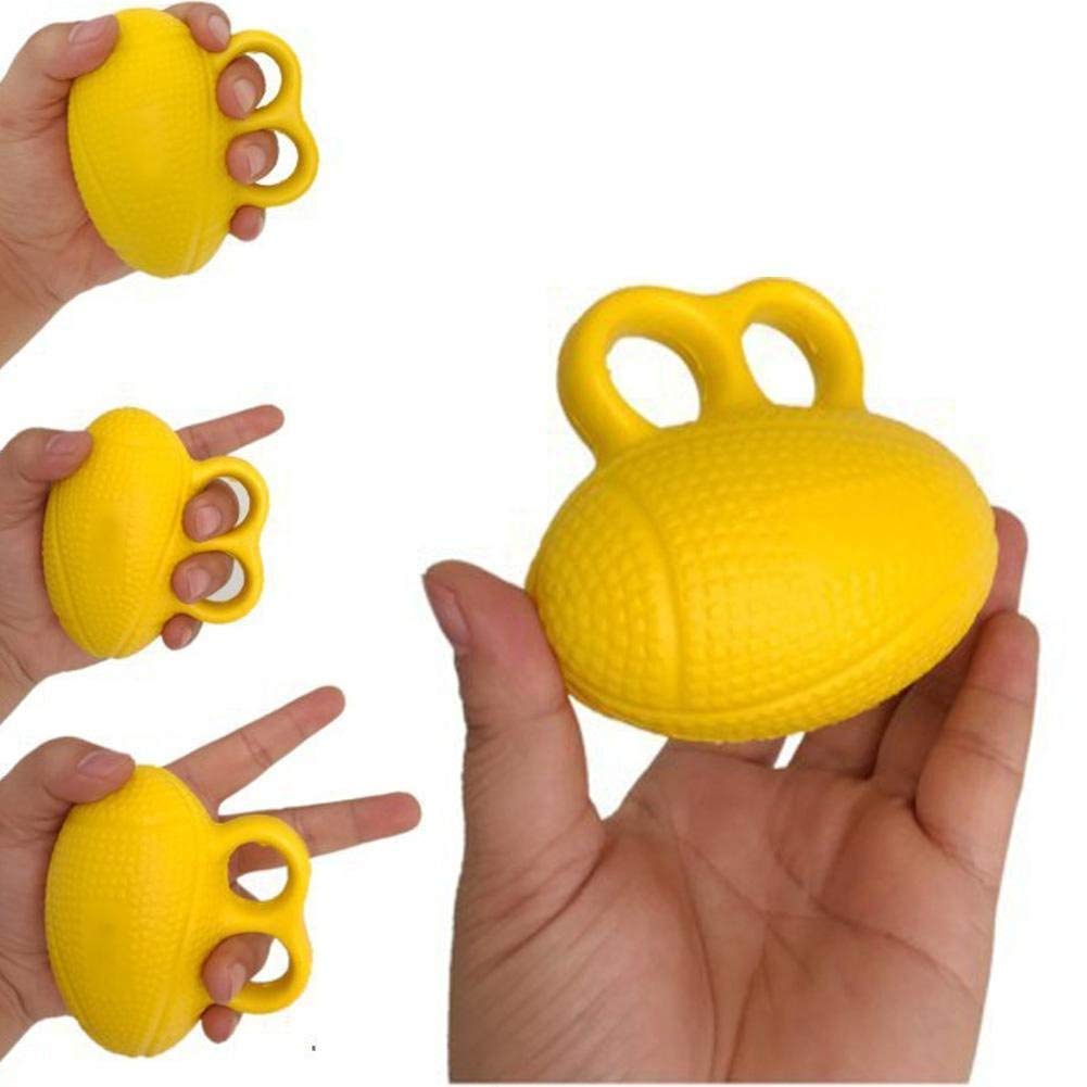 Finger Exerciser Ball, Finger Strengthener Training Silicone Squeeze Eggs, Hand Grip Strength Training, Forearm Wrist Stress Ball, for Athletes Musicians Hand Strength Exerciser