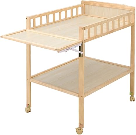 YXX- Comoda Cambiador Bebé/Bebe Estación De Tocador con Ruedas para