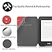 OMOTON Kindle Paperwhite Case (10th Generation-2018), Smart Shell Cover with Auto Sleep Wake Feature for Kindle Paperwhite 10th Gen 2018 Released, Red