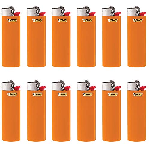 BIC Classic Lighter, Orange, 12Pack (Packaging May Vary) Pricepulse