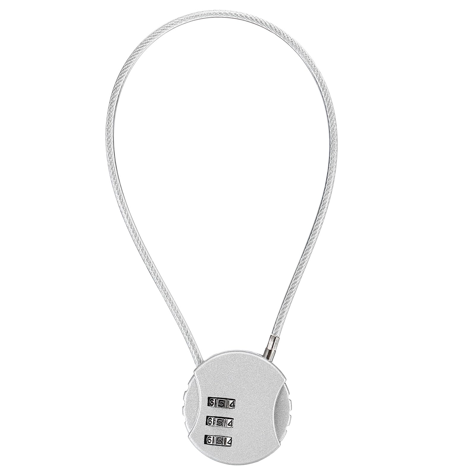 YOKIVE Combination Locks, 3 Digit Outdoor Waterproof Code Padlock | Wire Rope Locks Great for Luggage, Gym Lockers, Bicycles, Backpacks (Tone, 11.8-Inch)