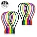 SMART&COOL 7.16'' | 12 Pack Reusable Silicone Magnetic Cable Ties for Bundling and Organizing, Holding Stuff, Book markers, fridge magnets