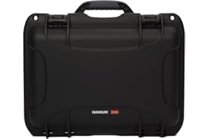 Nanuk 918 Waterproof Hard Case with Foam Insert - Black - Made in Canada