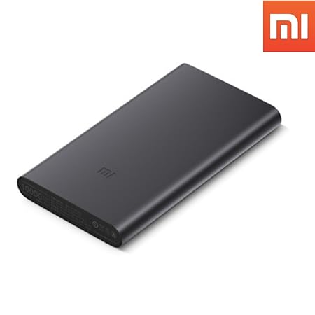 Xiaomi Mi 10000mAh Power Bank 2 Portable Battery Charger,Ultra-Compact and Lightest Two-way Fast Charging 10000mAh External Battery for Xiaomi Note 3 MIX 2,iPhone7/8/X ,Huawei Mate 10 and More (Dark Blue)