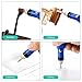 Electric Micro Engraver Pen Mini DIY Vibro Engraving Tool Kit for Metal Glass Ceramic Plastic Wood Jewelry with Scriber Etcher 30 Bits,6 Polishing Head and 16 Stencils and 1 Scriber Pen