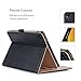 ProCase ASUS ZenPad S 8.0 Z580C Case (2015 ZenPad Z580C,Z580CA) with bonus stylus pen - Stand Cover Folio Case for ASUS ZenPad S 8.0 Z580C, Multiple Viewing angles, Document Card Pocket (Black)