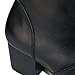 OTTO ZONE Dress Boot for Men Leather Chukka Designer Boots Casual Heel Shoes Zipper-up