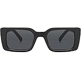 Onrtry Rectangle Sunglasses for Women Men Vintage Fashion Sun Glasses