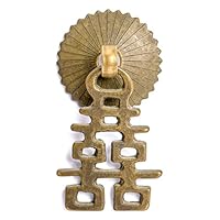 CBH Abundant Happiness Brass Hardware Pulls 1.7" - Set of 2