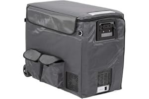 GECKOES T60 Insulated Protective Cover Insulated Transit Bag for Alpicool T60, Bodega 64 Quart, VEVOR 63 Qt Dual Zone Car Fridge Freezer
