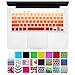 DHZ Orange Ombre Keyboard Cover Silicone Skin for 2015 or Older Version MacBook Air 13 MacBook Pro 13 15