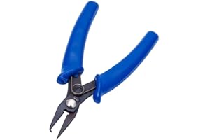 BB BEADTHOVEN Beadthoven Split Ring Opening Pliers Tweezers Opener Tools Jewelry Making Tools Jump Ring Jewelry Pliers for Opening Split Ring or Key Chain Gunmetal Color 140mm