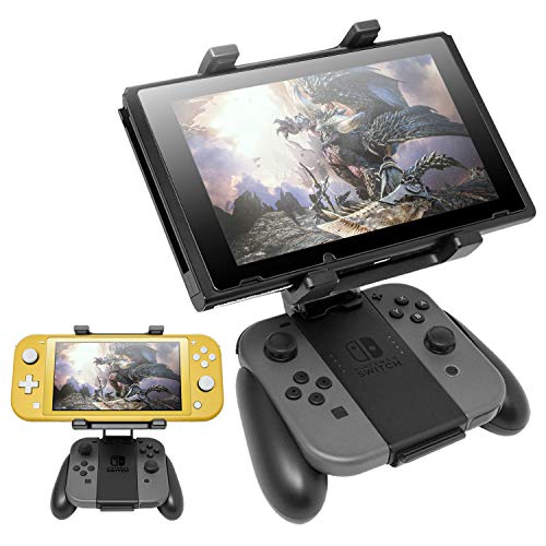Handle Bracket for Nintendo Switch Joy-Con, Adjustable Clip Clamp Mount Holder for Nintendo Switch/Nintendo Switch Lite Console
