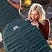 WELLAX Sleeping Pad - Foam Camping Mats, Fast Air Self-Inflating Insulated Durable Mattress for Backpacking, Traveling and Hiking - Ultrathick All-Weather Foam Pad