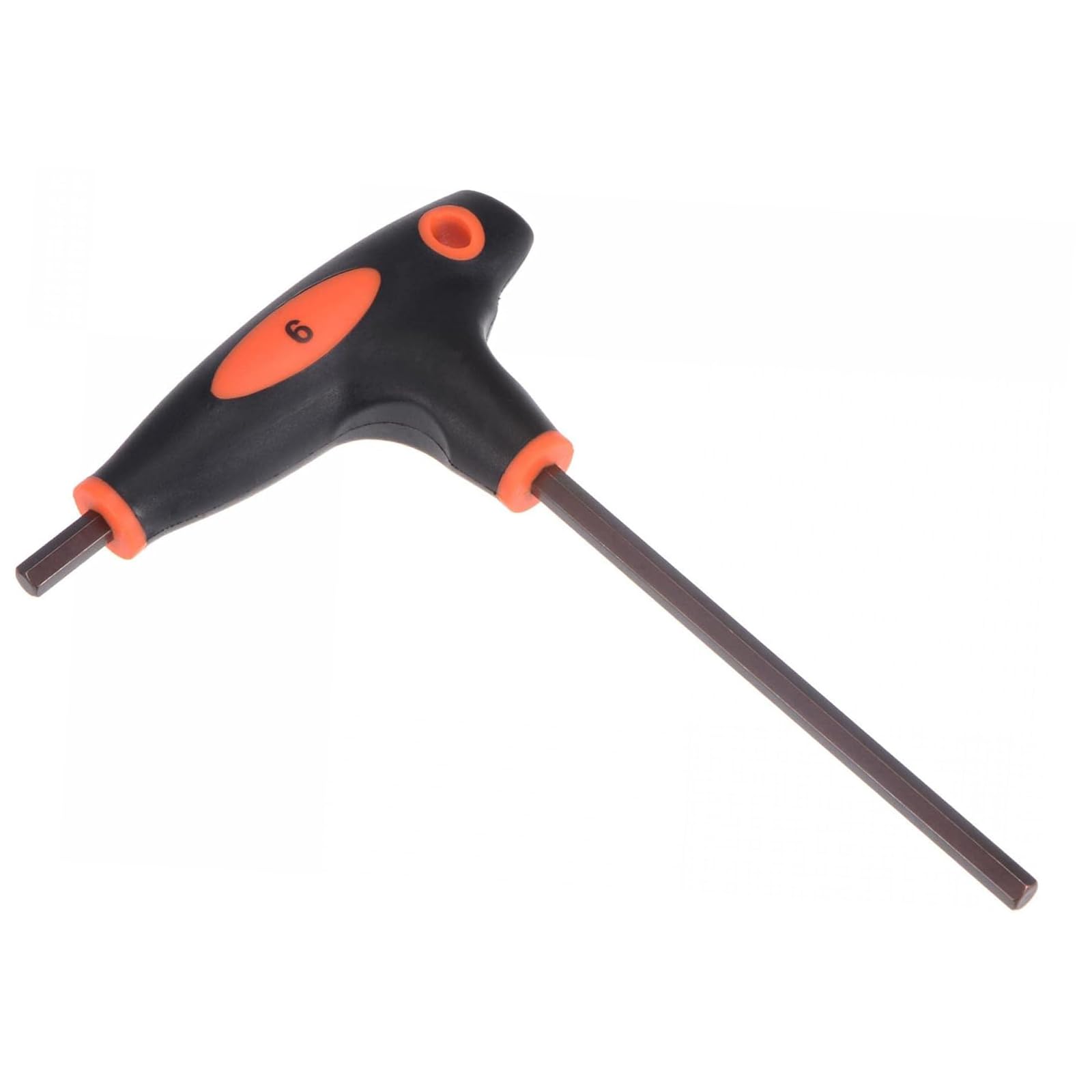 TOP-VIGOR 1Pcs 6mm Hex Key T-Handle, T Bar Dual End Wrench Spanner Allen Key for Home Repair and Mechanical Maintenance, Metric S2 Steel