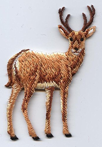 Deer Iron on Embroidered Patch