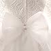 Myosotis510 Girls' Lace Princess Wedding Baptism Dress Long Sleeve Formal Party Wear for Toddler Baby Girl (7-8 Years, Red)