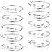 2 inch 10pcs Expandable Bulk Wire Blank Adjustable Bangle Bracelet for Baby, DIY Jewelry Making