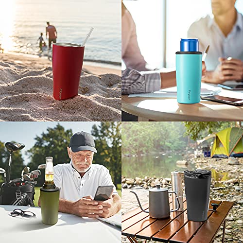 Fryser Can Cooler 12 Oz Can Insulator 4in1 Stainless Steel Vacuum