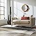 Amazon Brand – Rivet Modern Hexagon Wood Frame Hanging Wall Mirror, 30 Inch Height, Natural