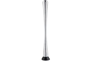Long Stainless Steel Cocktail Muddler, 11inch Professional Drink Muddler Bar Cocktail Muddler Fruit Mixer DIY Drink Wine Barw