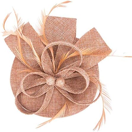 Fascinator Feather Fascinators Women Pillbox Hat Wedding Party Derby Royal Banquet