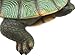 Large Garden Gnome Riding Turtle Statue Patio Pool
