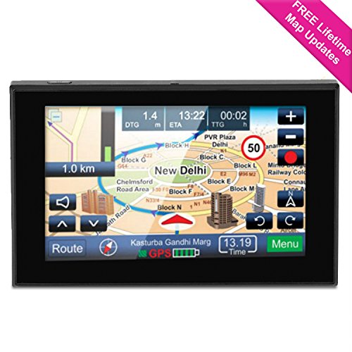 GPS Navigation for Car, 5 inch Lifetime Map Updates, Spoken Turn-by-Turn Vehicle GPS Navigator 8GB Navigation System with USB Cable and Car Charger & Back Bracket & Mount - Thumbnail 6