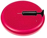 bintiva Inflated Stability Wobble Cushion/Exercise Fitness Core Balance Disc (Red)