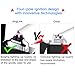 Lighter, Unique Gift Electric Lighter USB Rechargeable Dual Arc Lighter Windproof Flameless Plasma Lighter for Fire, Cigarette, Candle, Pipes (Matte Black)