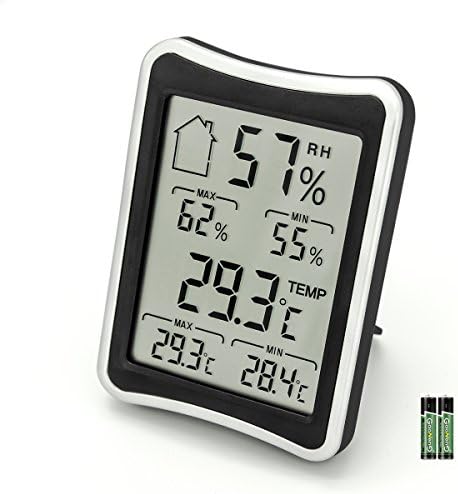 Xingzhao Digital Hygrometer Thermometer, Humidity Sensor with Large LCD Screen, Monitor Temperature and Humidity for Home and Office Comfort, Accurate Readings(℃/℉)