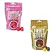 Sweet's Grapefruit and Assorted Fruit Sours With Tangy Soft Centers - Variety Pack - Two 7oz Bags - Fresh Product