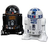 Star Wars Salt and Pepper Shakers - R2D2 and R2Q5 - Add a little Star Wars to every Meal