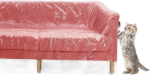 Amazon Com Startwo Plastic Clear Couch Cover For Pet Protection