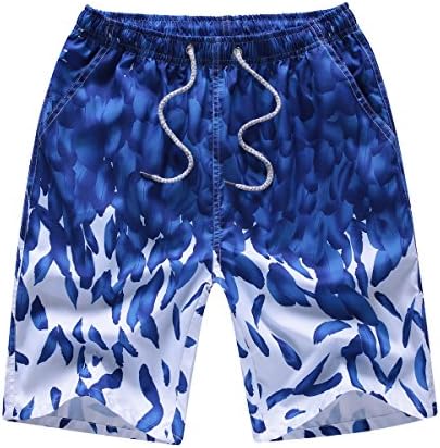 Opkelana Men's Quick Dry Boardshorts Swimming Trunks Bathing Beach Shorts