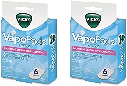 Vicks Pediatric Vapopads Refill Soothing Sleepy Time Comfort 6 Ea