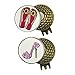 PINMEI 2 Sets of Golf Ball Marker with Magnetic Golf Hat Clip (Ladies HEIGH-Heel Shoe and Girls Summer Slippers)