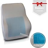 AirGo Products Cooling Gel Memory Foam Lumbar Cushion