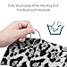 Bluetooth Wireless Headband Headsets, LC-dolida Bluetooth Music Sleep Headphones Sports Headbands Built-In Speakers Microphone for Workout, Crossfit, Running, Yoga, Leopard-Gray