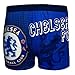 Chelsea Football Club Official Soccer Gift Mens Crest Boxer Shorts Blue Large