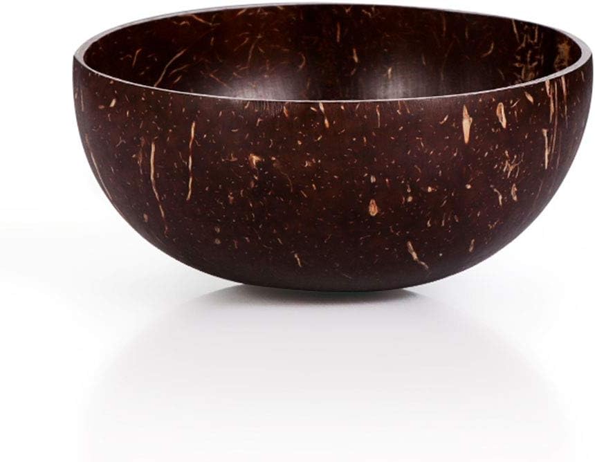 Vintage Natural Coconut Shell Bowl Creative Fruit Bowl Ice Cream Bowls Handicraft Art Work Decoration Including 1pc Bowls
