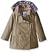 Carter's Girls' Solid Poly Trench Coat